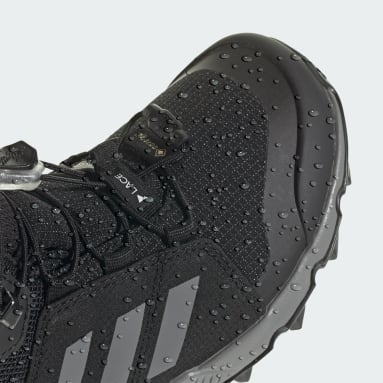 Kids TERREX Black Terrex Mid GORE-TEX Hiking Shoes