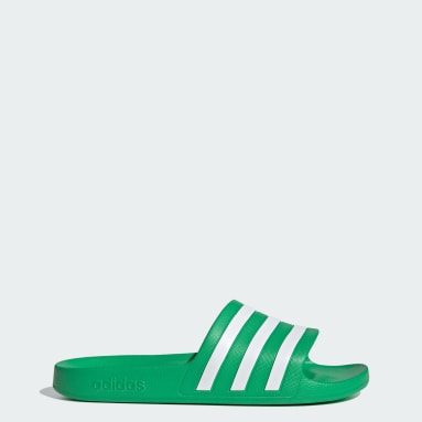 Sportswear zelená Šľapky Adilette Aqua