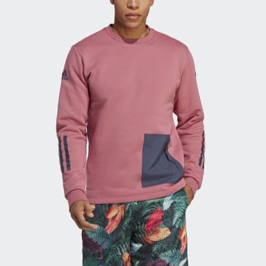 Männer Rugby All Blacks Rugby Lifestyle Sweatshirt Rosa
