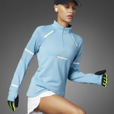 Γυναίκες Τρέξιμο Μπλε Reflect At Night X-City Long Sleeve Running Top