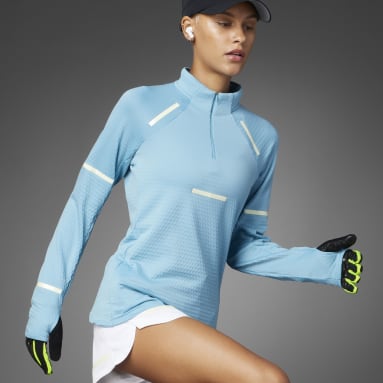 Frauen Running X-City Reflect At Night Running Longsleeve Blau