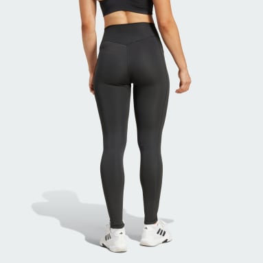 Buy Adidas women tight fit pull on leggings black Online