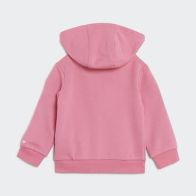 Kinder Originals adicolor Full-Zip Kapuzenjacken-Set Rosa
