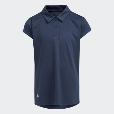 Youth Golf Blue Performance Primegreen Polo Shirt