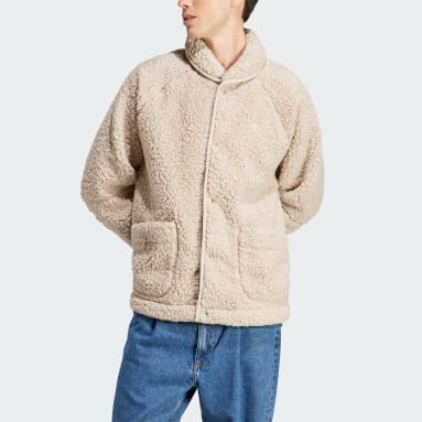 Men Originals Beige adidas Adventure Polar Fleece Jacket