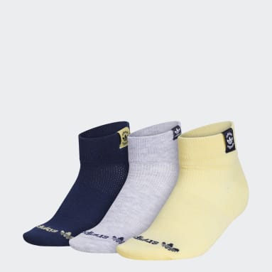 Women's Originals Yellow Union Low-Cut Socks 3 Pairs