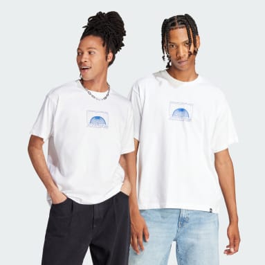 T-shirt adidas graphique (Non genré) Blanc Sportswear