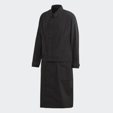 Men Lifestyle Black Y-3 CL Nylon Long Coat