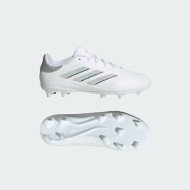 Botas de Futebol Copa Pure II League – Piso firme Branco Criança Futebol
