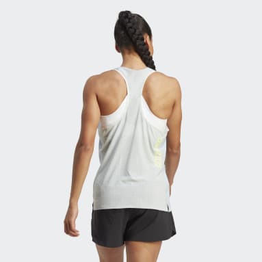 Koszulka Adizero Running Tank Niebieski