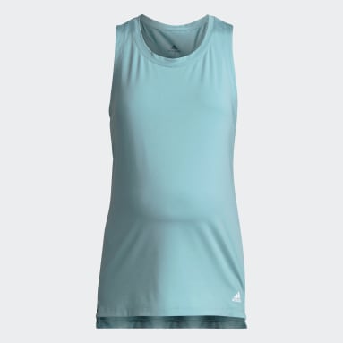 Playera Deportiva Sin Mangas AEROREADY Designed 2 Move Turquesa Mujer Training