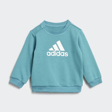 Infant & Toddlers 0-4 Years Sportswear Turquoise Badge of Sport French Terry Jogger