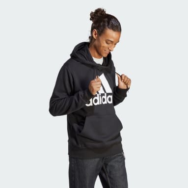 Adidas essentials pullover hoodie deals