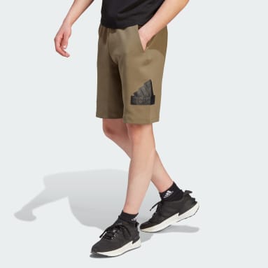 Men Sportswear Green Future Icons Badge of Sport Shorts