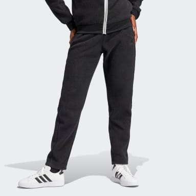 Women Sportswear Black Tiro Fleece Pants