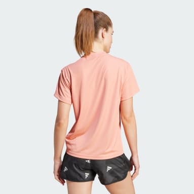 Women Running Red Run It Brand Love Tee