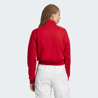 Ženy Sportswear červená Tepláková bunda Tiro Suit Up Lifestyle