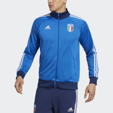 Casaca Deportiva Italia Azul Hombre Fútbol