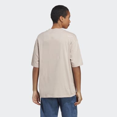 Women Sportswear Brown Boyfriend Tee with Healing Crystals Inspired Graphics