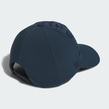 Men Golf Turquoise Jacquard 5-Panel Hat