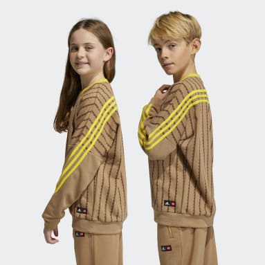 키즈 sportswear Brown 아디다스 x 클래식 레고 크루넥 스웨트셔츠