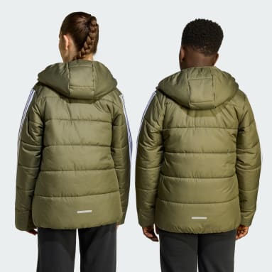 Essentials 3-Stripes Padded Jacket Kids