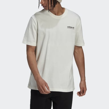 T-shirt adidas Adventure Mountain Back Bianco Uomo Originals