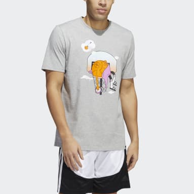 Camiseta Slept on Graphic Gris Hombre Baloncesto