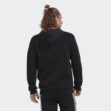 Veste à capuche entièrement zippée en molleton Essentials BrandLove Noir Hommes Sportswear