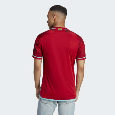 Camiseta Uniforme de Visitante Colombia 22 Rojo Hombre Fútbol