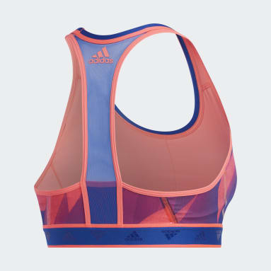Women Training Pink Don't Rest Alphaskin Graphic Bra