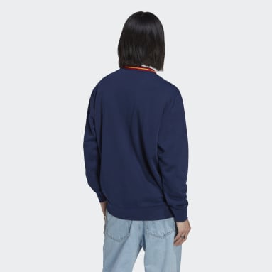 Männer Fußball Spanien Sweatshirt Blau