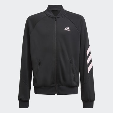 Mädchen Sportswear XFG 3-Streifen Primegreen Trainingsanzug Schwarz