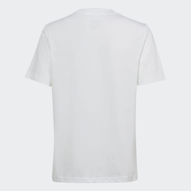 Kinder Sportswear Essentials Big Logo Cotton Loose T-Shirt Weiß