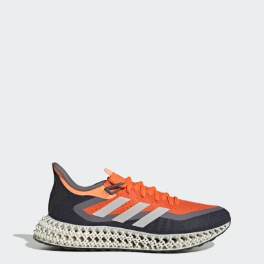 ผู้ชาย วิ่ง สีส้ม รองเท้าวิ่ง adidas 4DFWD 2