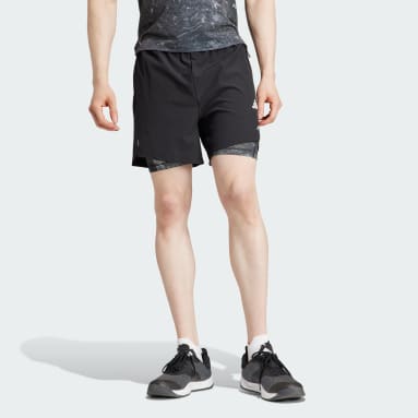 adidas AEROREADY Made for Training Minimal Two-in-One Shorts - Black