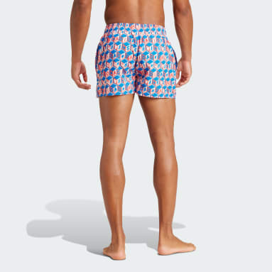 Mænd Sportswear Blå FARM Rio 3-Stripes CLX badeshorts