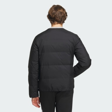 남성 Outdoor Black 라이트웨이트 다운 재킷