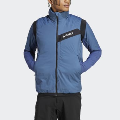 Männer TERREX Techrock Stretch PrimaLoft Weste Blau