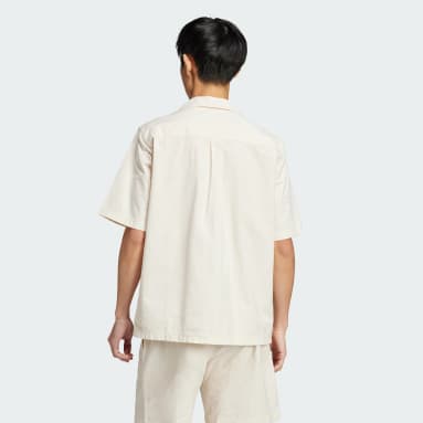 Kemeja Lengan Pendek Seersucker Essentials