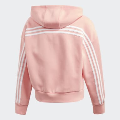 Veste à capuche Must Haves 3-Stripes Rose Filles Sportswear