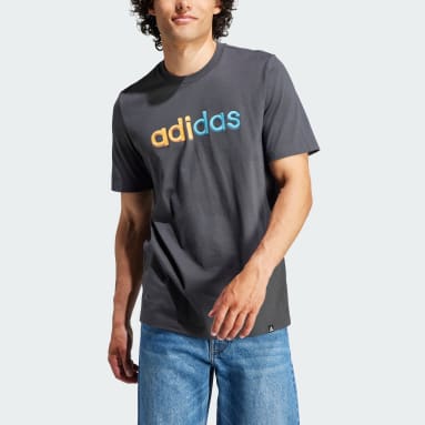 Camiseta adidas Sportswear Photo Real Linear Gris Hombre Sportswear