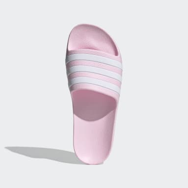 Children Sportswear Pink Adilette Aqua Slides