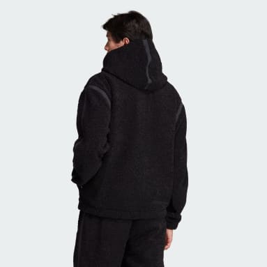 Men Originals Black Premium Essentials Fleece Jacket