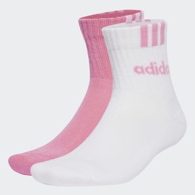 Calcetines para mujer ADIDAS, calcetines deportivos negros rosa corte bajo  paquete de 3 - precio de venta sugerido por el fabricante $30 ️