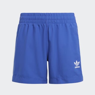 Boys Originals Blue Originals Adicolor 3-Stripes Swim Shorts