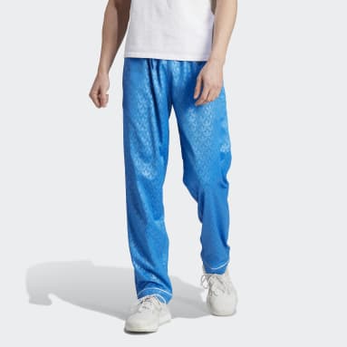 ผู้ชาย Originals สีน้ำเงิน กางเกงขายาวพิมพ์ลายโมโนแกรม Pajama