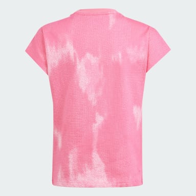 Girls Sportswear Pink Future Icons Allover Print Cotton Tee Kids