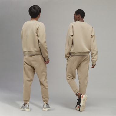 Y-3 Brown Y-3 Logo Pants