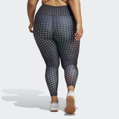 Leggings Train Essentials Brand Love High-Waisted Full-Length (Curvy) Nero Donna Fitness & Training